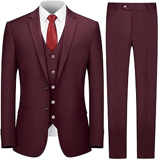Burgundy Wool Suit